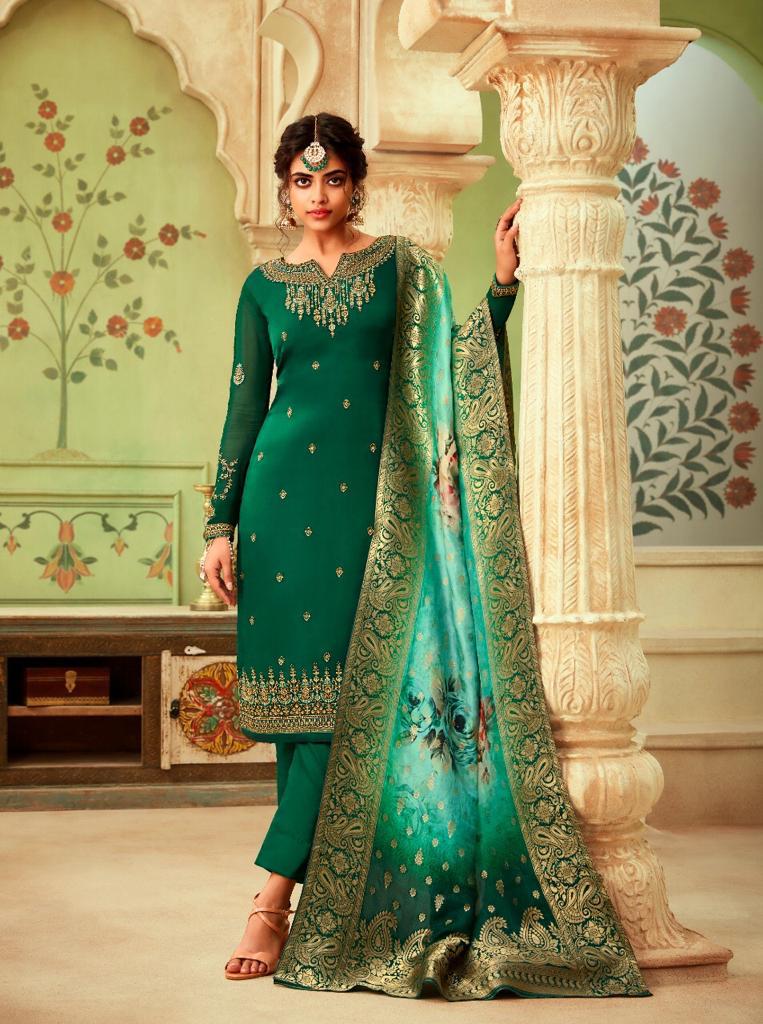 Sanskar Sarees Maheera Silk Heavy Lehenga Catalogue Wholesalers