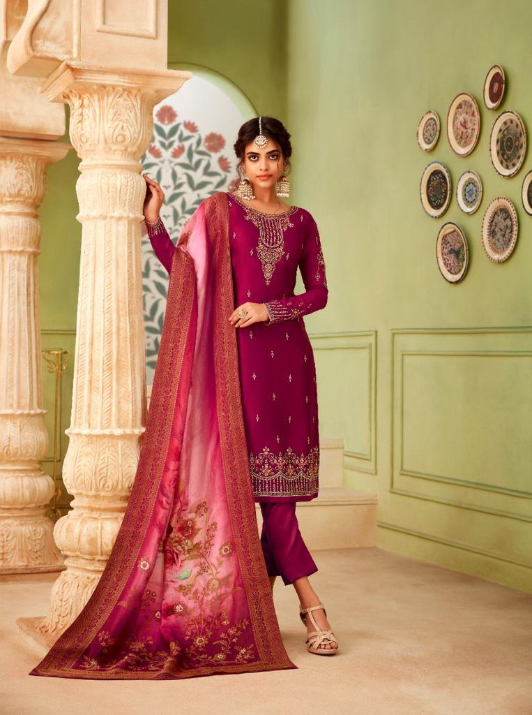 Sanskar Sarees Maheera Silk Heavy Lehenga Catalogue Wholesalers