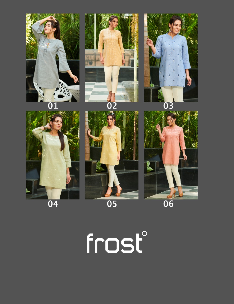 Vastrikaa Frost Top With Jacket Pattern Kurtis Collection Online Shopping