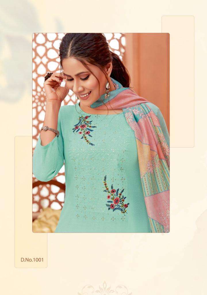 Four Buttons Coral Designer Long Gown Collection Wholesale Rate