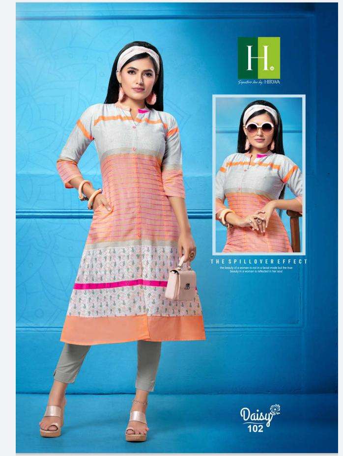 Heer By Kersom Daisy Denim Kurtis Catalog Wholesale Rate