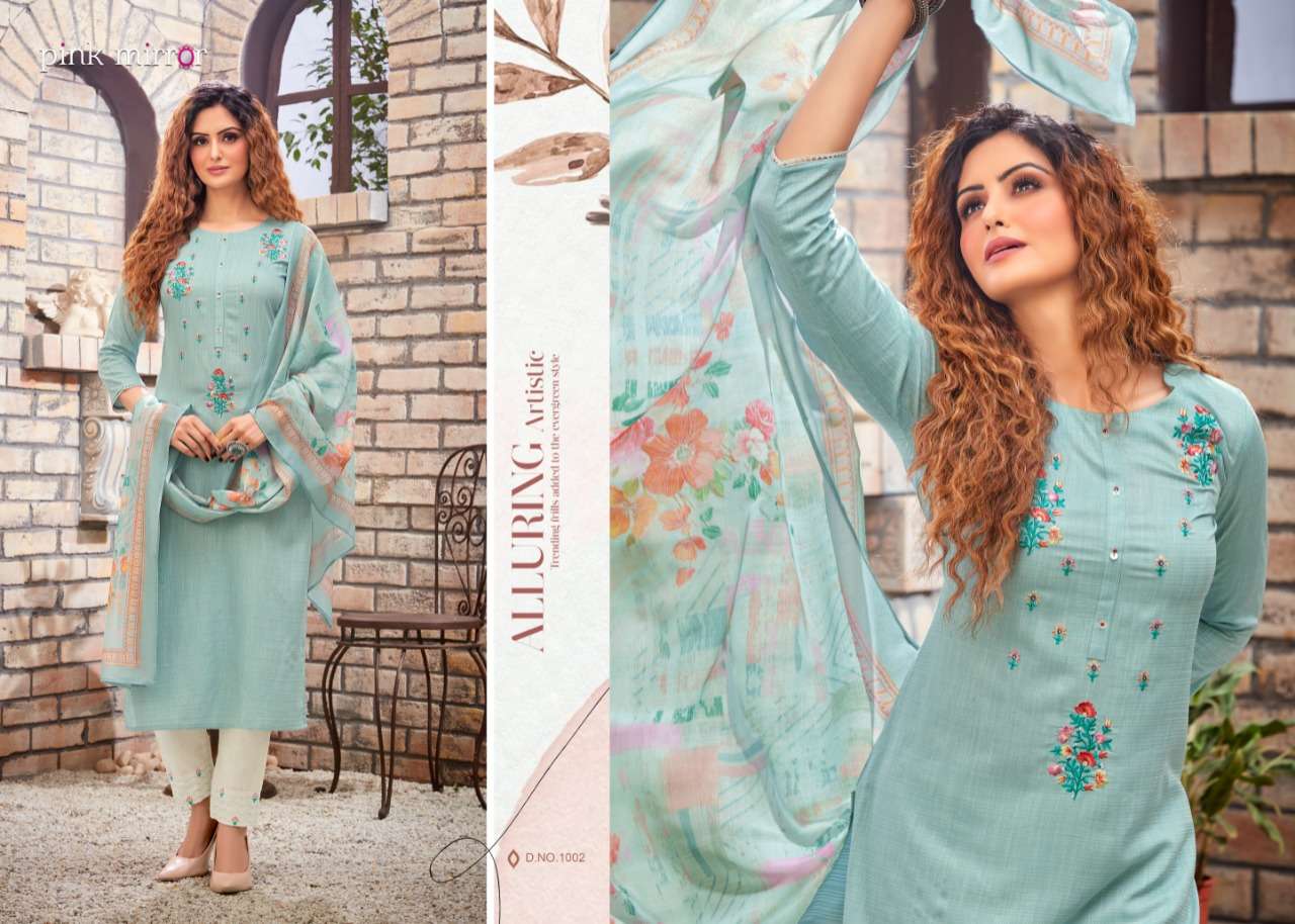 Sri Musafir Cherish Silk Patch Work Semi Stitched Salwar Kameez Catalog Wholesale