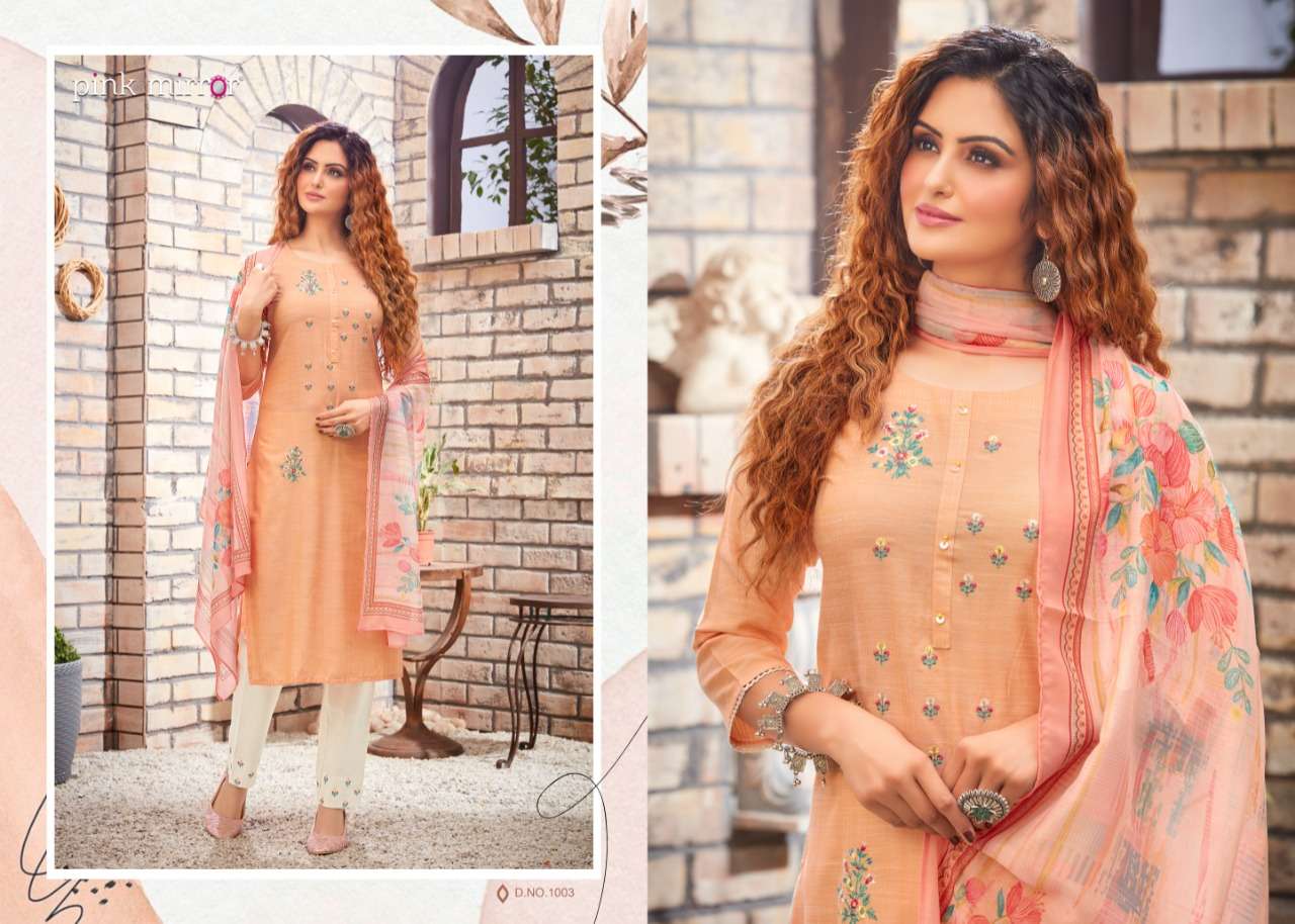 Sri Musafir Cherish Silk Patch Work Semi Stitched Salwar Kameez Catalog Wholesale