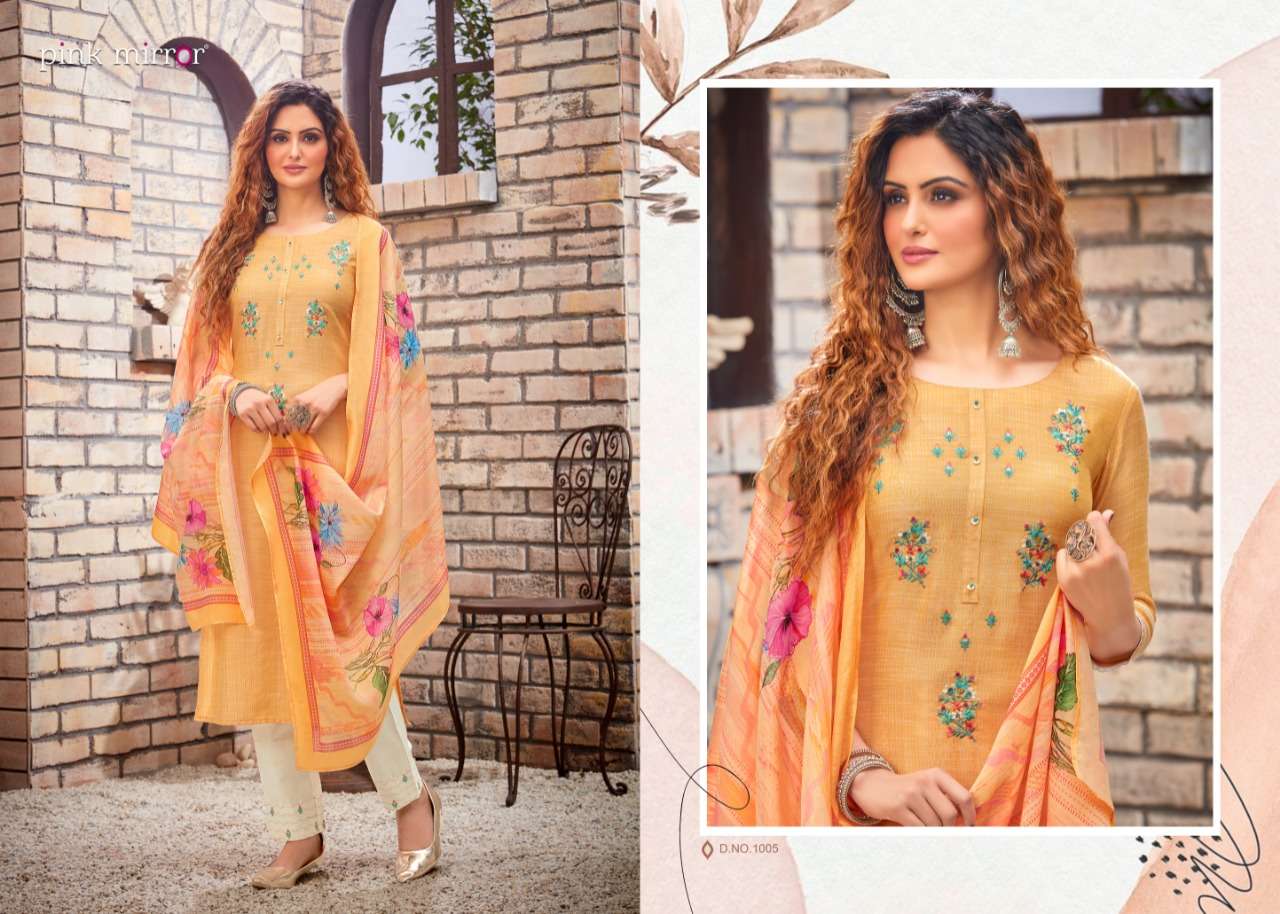 Sri Musafir Cherish Silk Patch Work Semi Stitched Salwar Kameez Catalog Wholesale