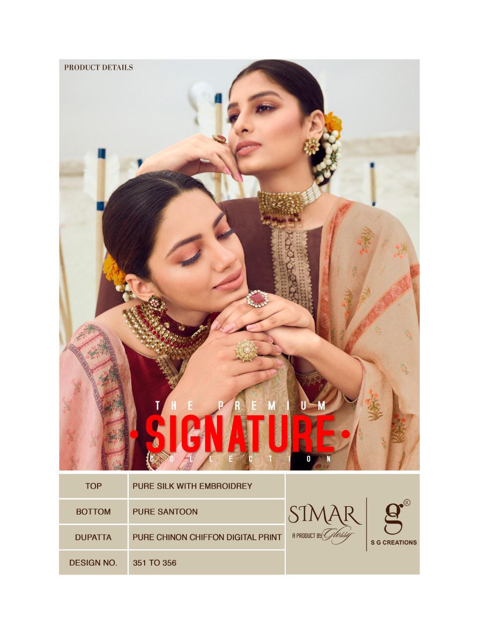 Aashirwad Suit Signature Georgette Kali Pattern Wholesale Clothing Store In Surat