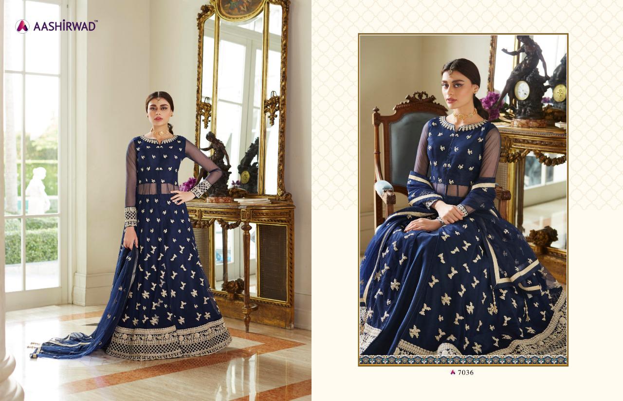 Aashirwad Launch Celebration Heavy Net Party Wear Salwar Suit Online Shopping