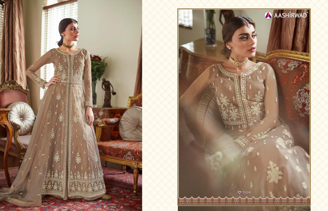 Aashirwad Launch Celebration Heavy Net Party Wear Salwar Suit Online Shopping