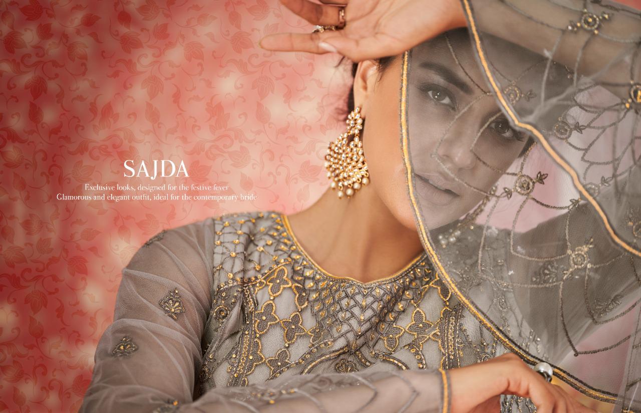 Aashirwad Sajda Butterfly Net Long Gown Style Party Wear Suit Online Shopping
