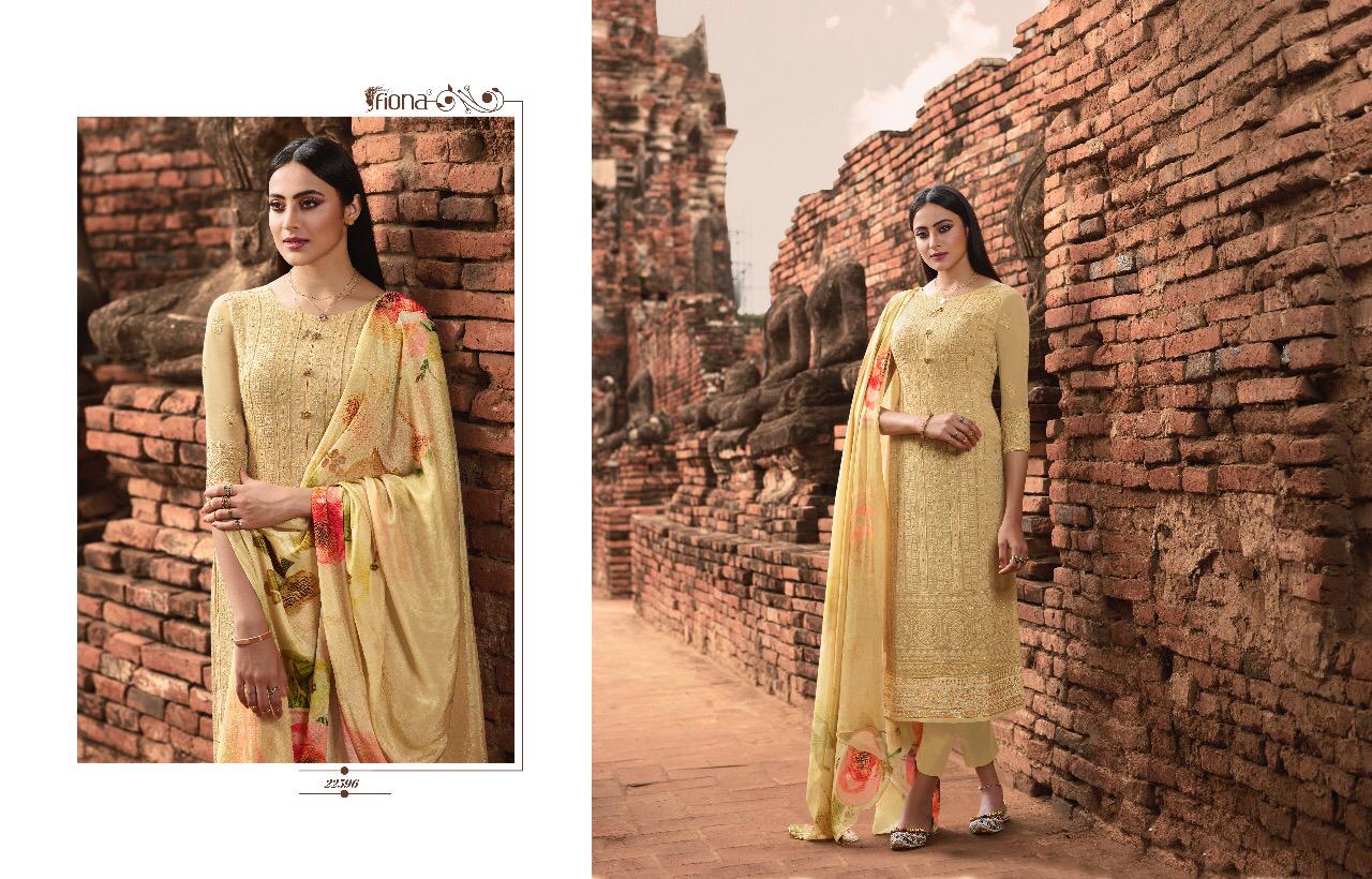 Fiona Mannat Pure Georgette With Lacknowi Embroidery Work Salwar Suit Online