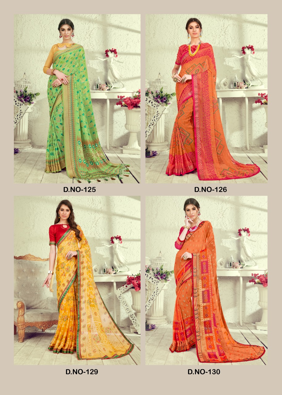 Kianaa Present Rangrasiya Zilmil Brasso With Border Saree Online Shopping