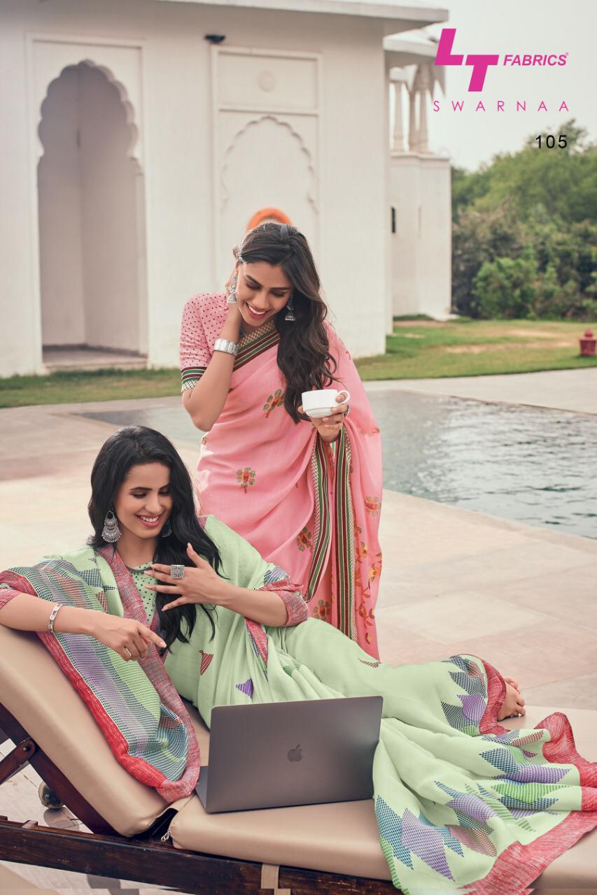 L T Fashion Swarnaa Explore Latest Tusser Silk Sarees Collection