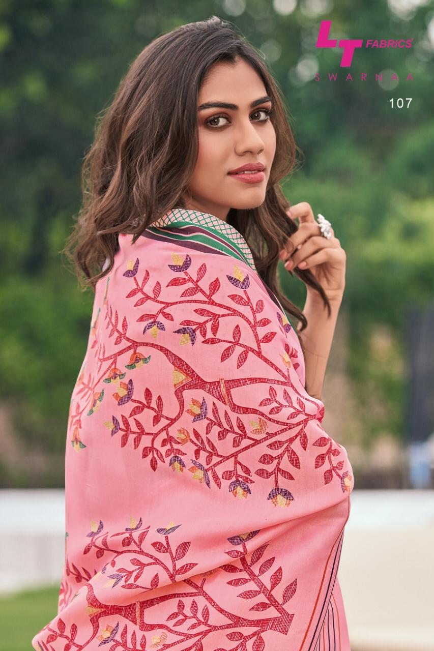 L T Fashion Swarnaa Explore Latest Tusser Silk Sarees Collection