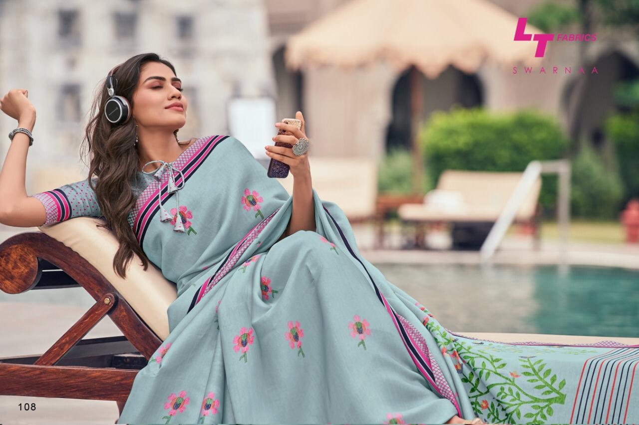 L T Fashion Swarnaa Explore Latest Tusser Silk Sarees Collection