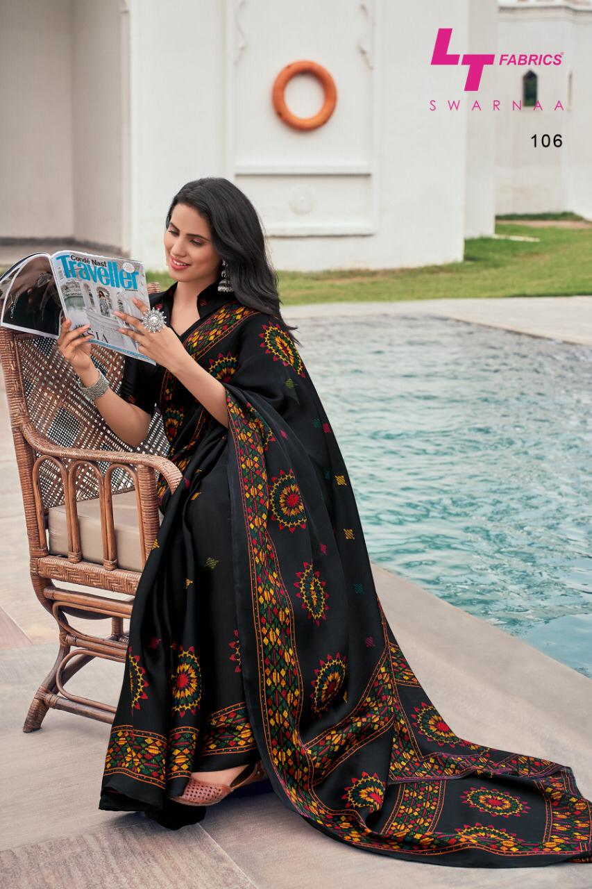 L T Fashion Swarnaa Explore Latest Tusser Silk Sarees Collection