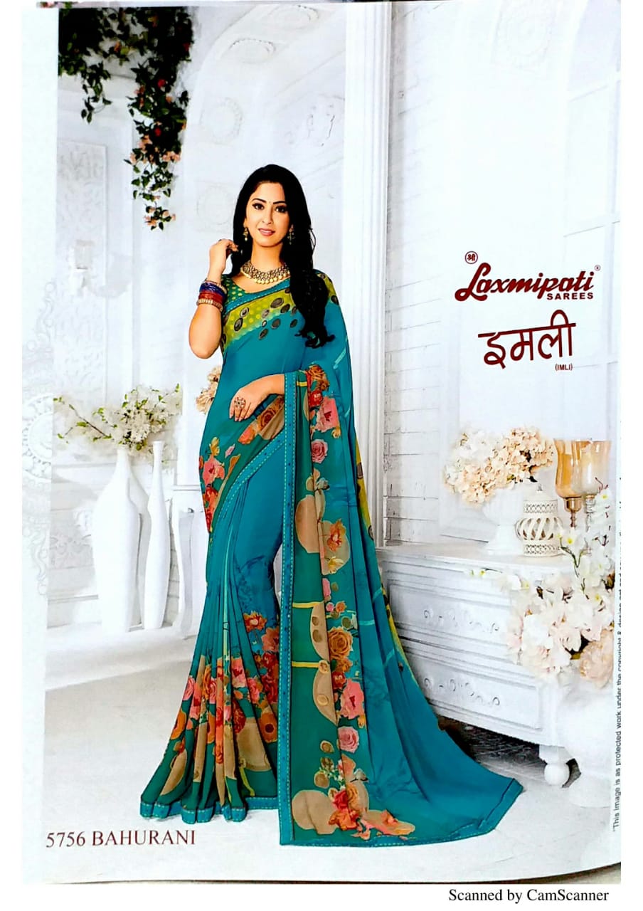 Laxmipati Present Imli Latest Designer Georgette Saree Online Shopping