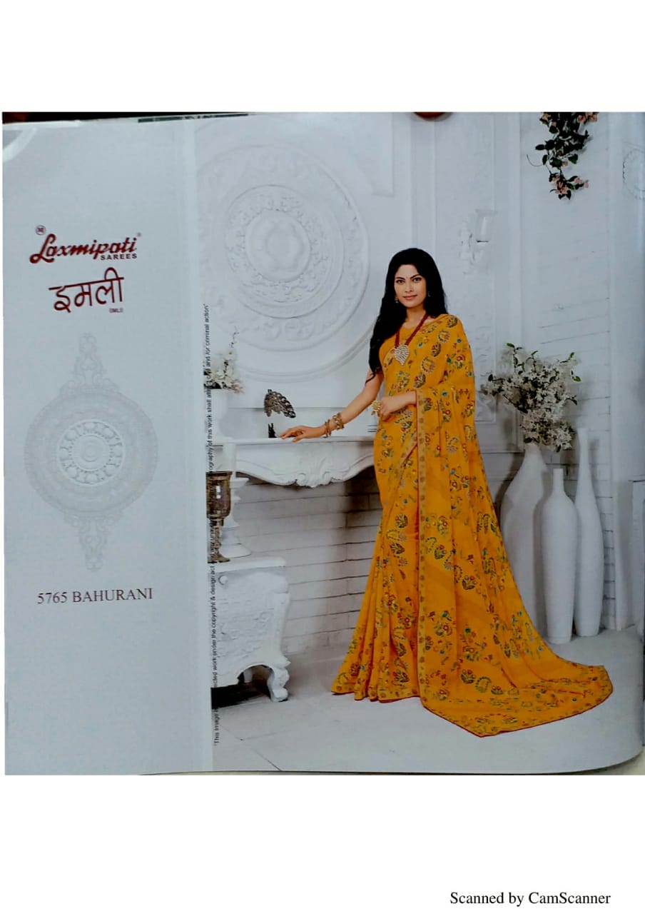 Laxmipati Present Imli Latest Designer Georgette Saree Online Shopping