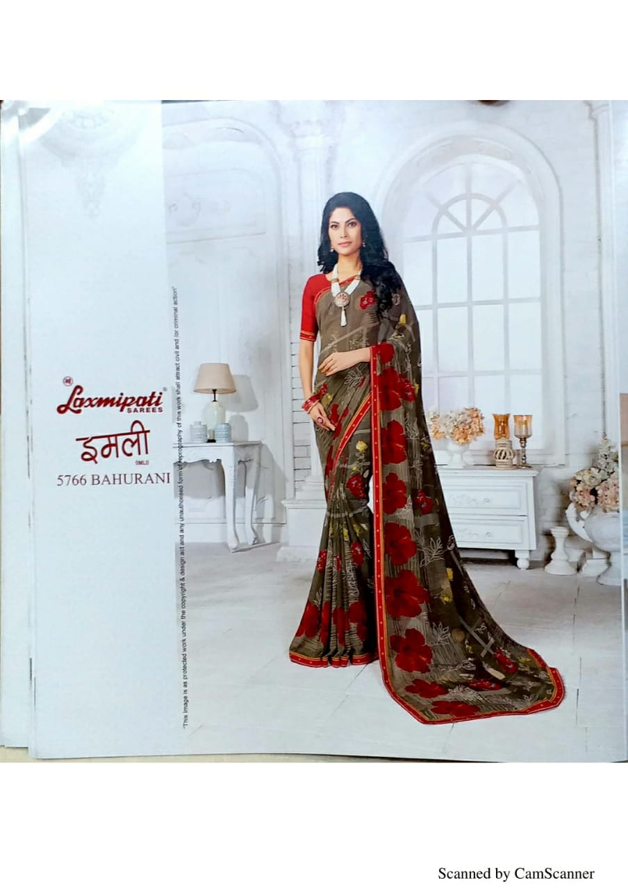 Laxmipati Present Imli Latest Designer Georgette Saree Online Shopping