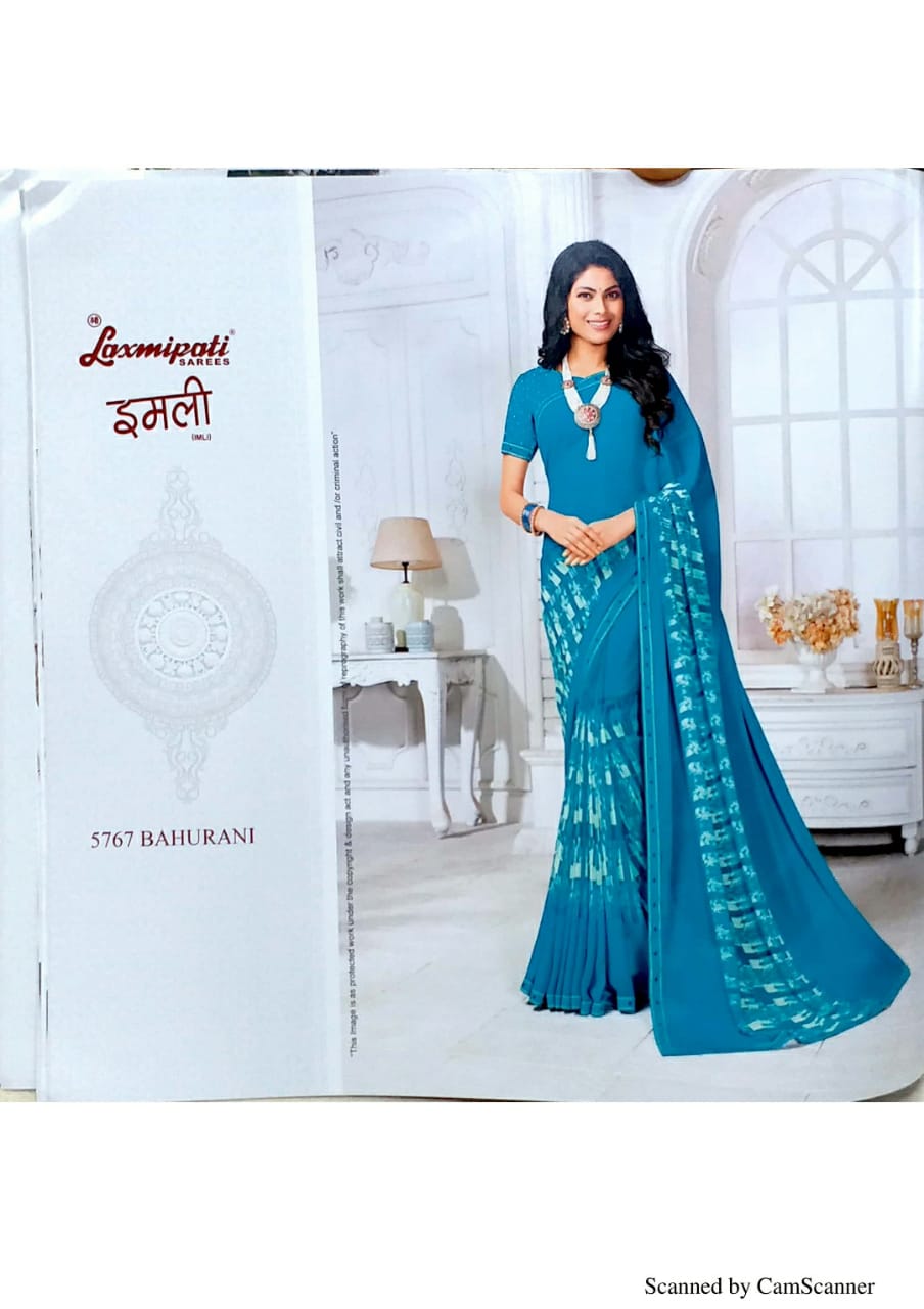 Laxmipati Present Imli Latest Designer Georgette Saree Online Shopping