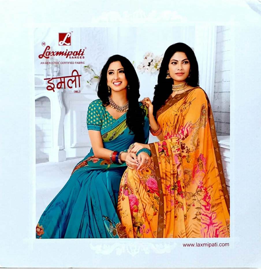 Laxmipati Present Imli Latest Designer Georgette Saree Online Shopping