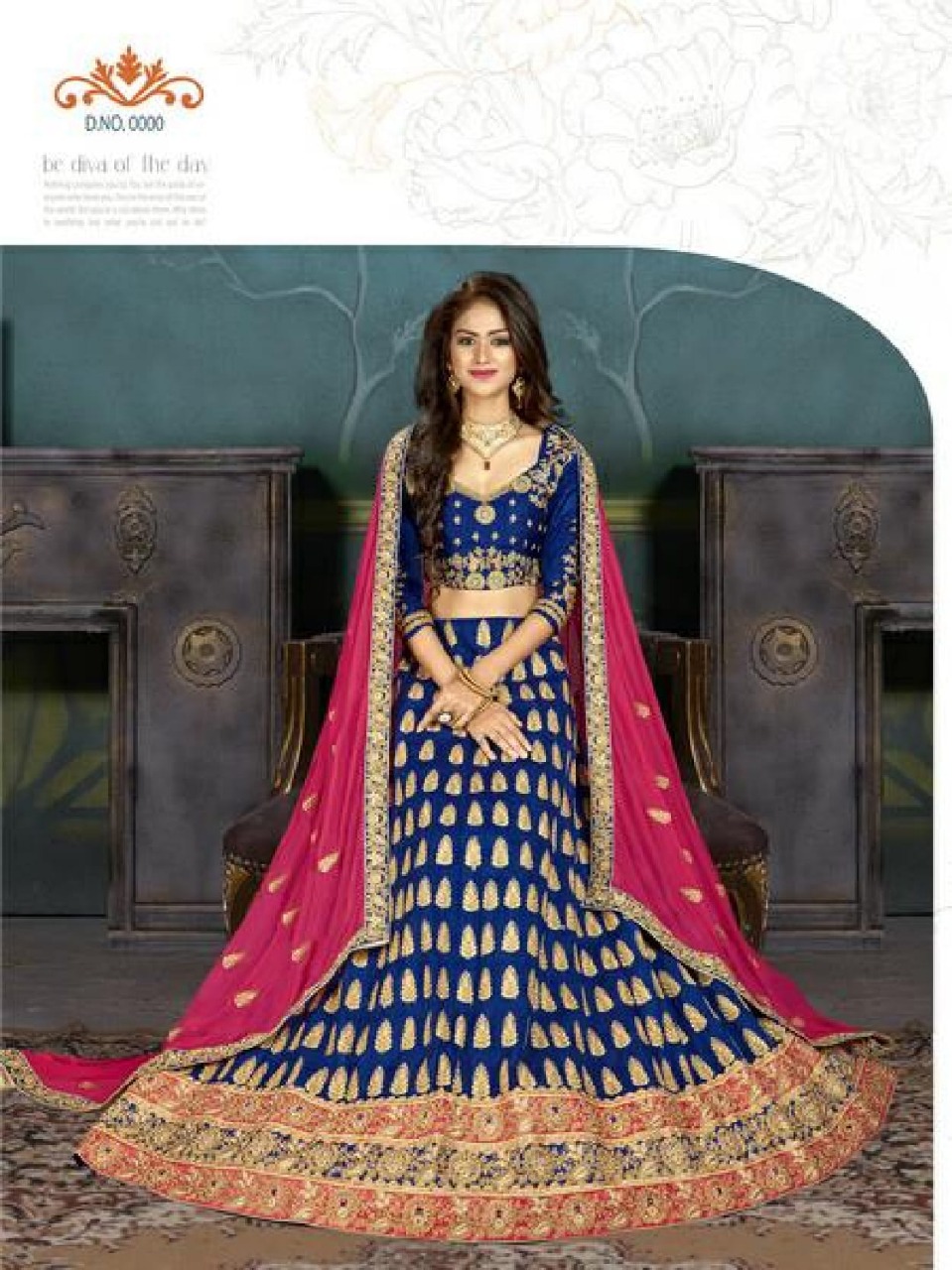 Riddhoo Nazneen Silk Traditional Wear Lehenga Online Shopping In Surat