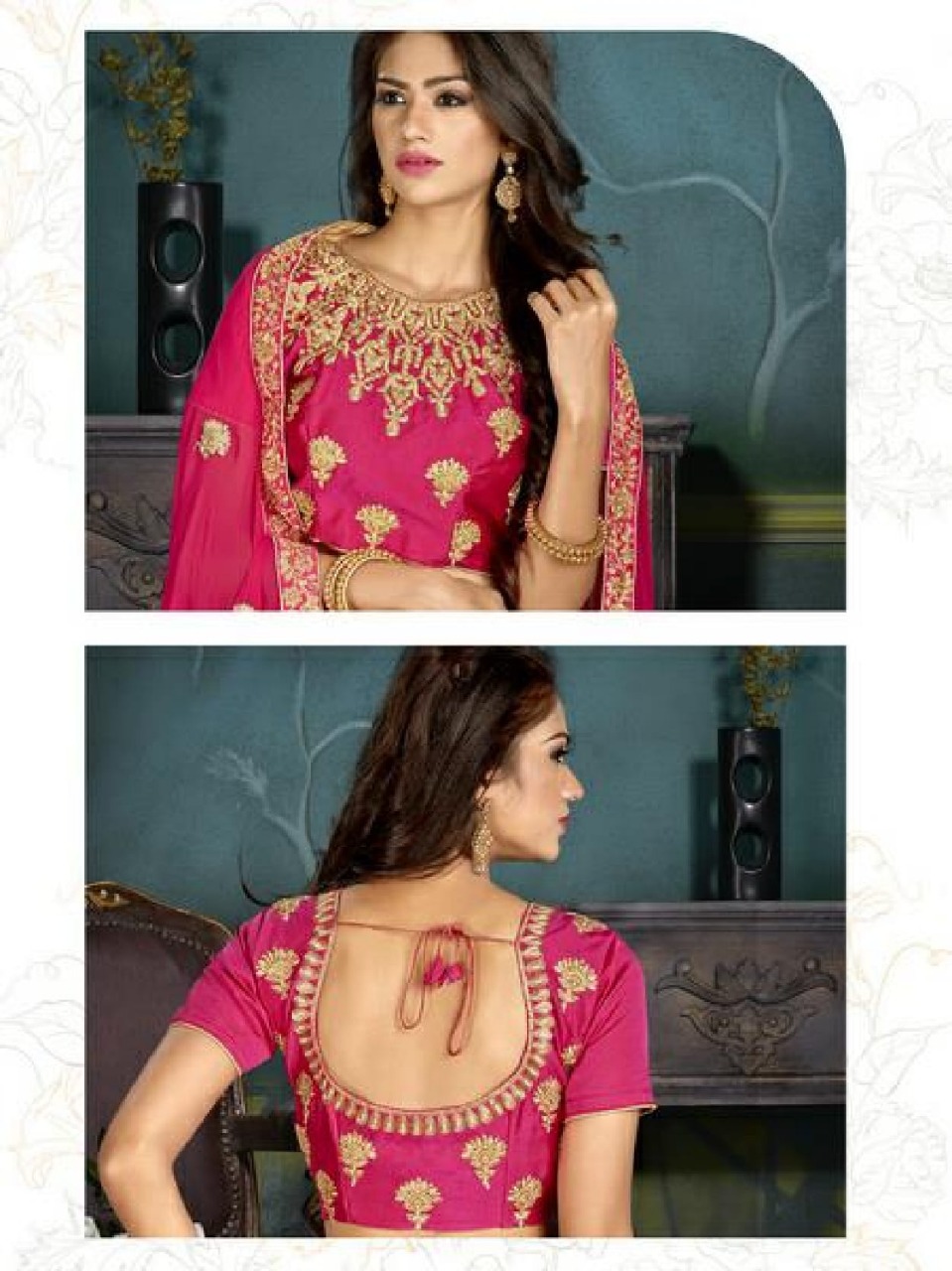 Riddhoo Nazneen Silk Traditional Wear Lehenga Online Shopping In Surat