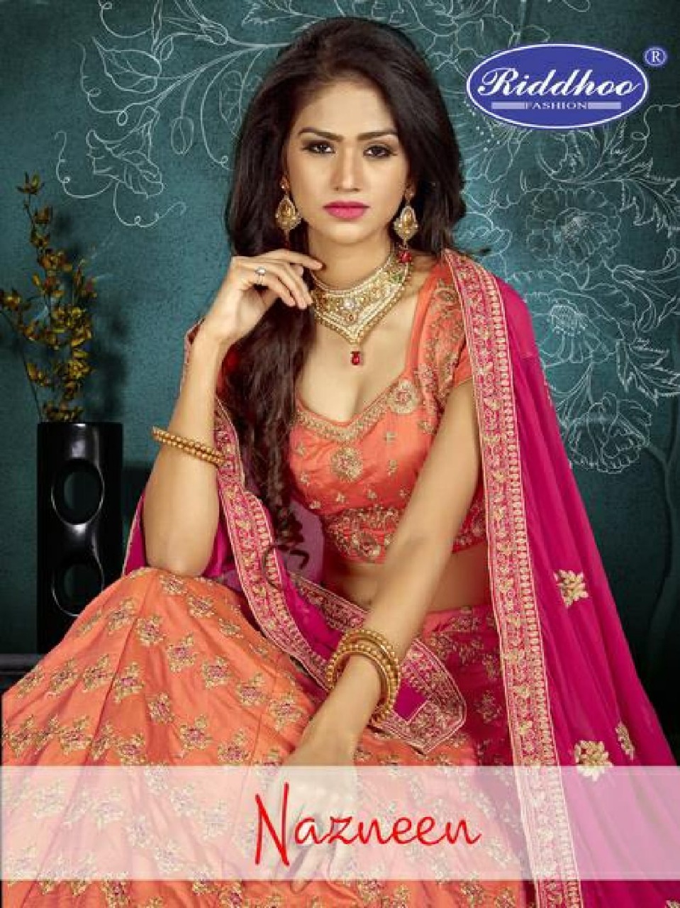 Riddhoo Nazneen Silk Traditional Wear Lehenga Online Shopping In Surat