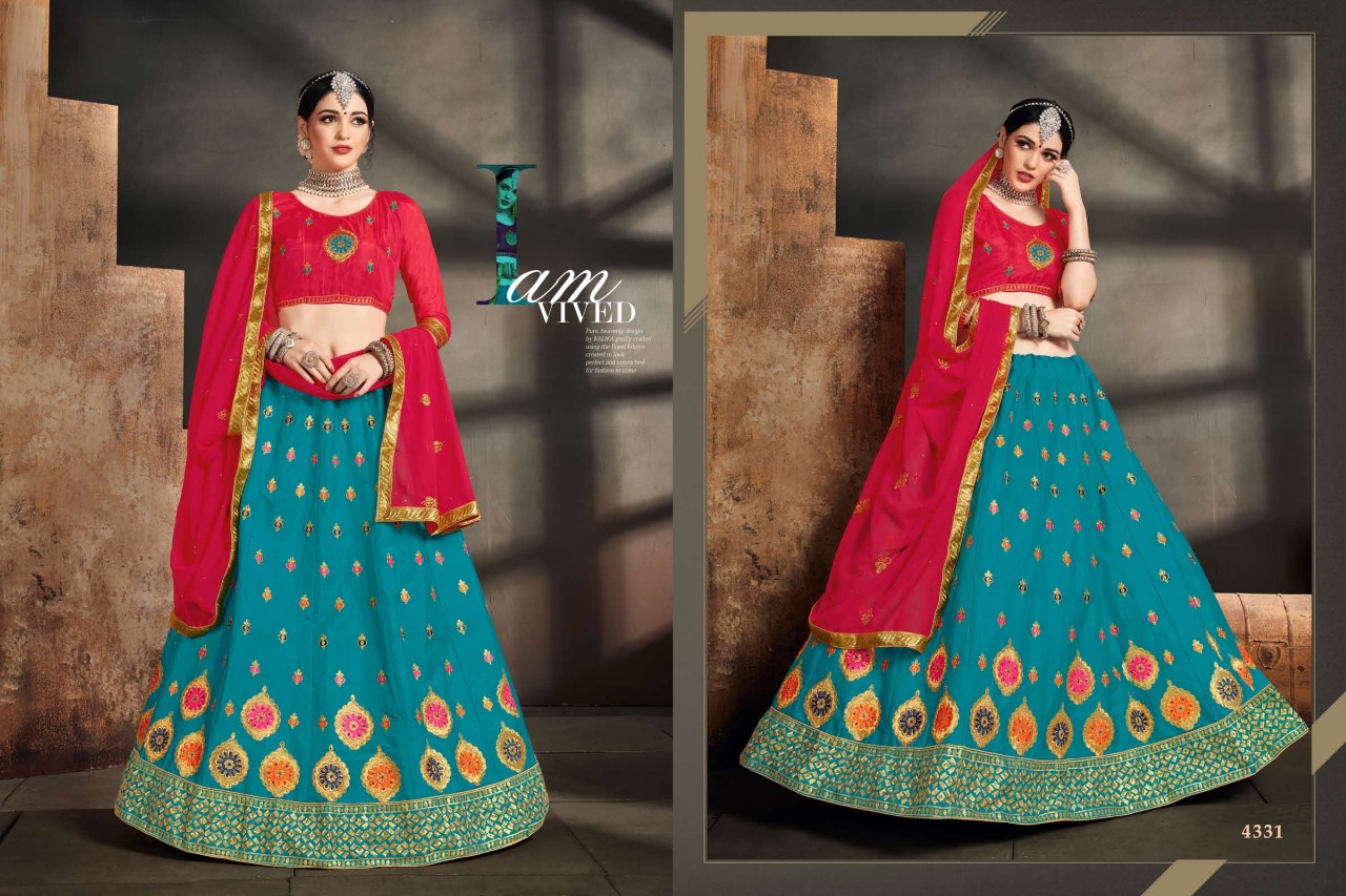 Sanskar Style Alisha Fancy Lehenga Wholesalers In Surat Textile Market