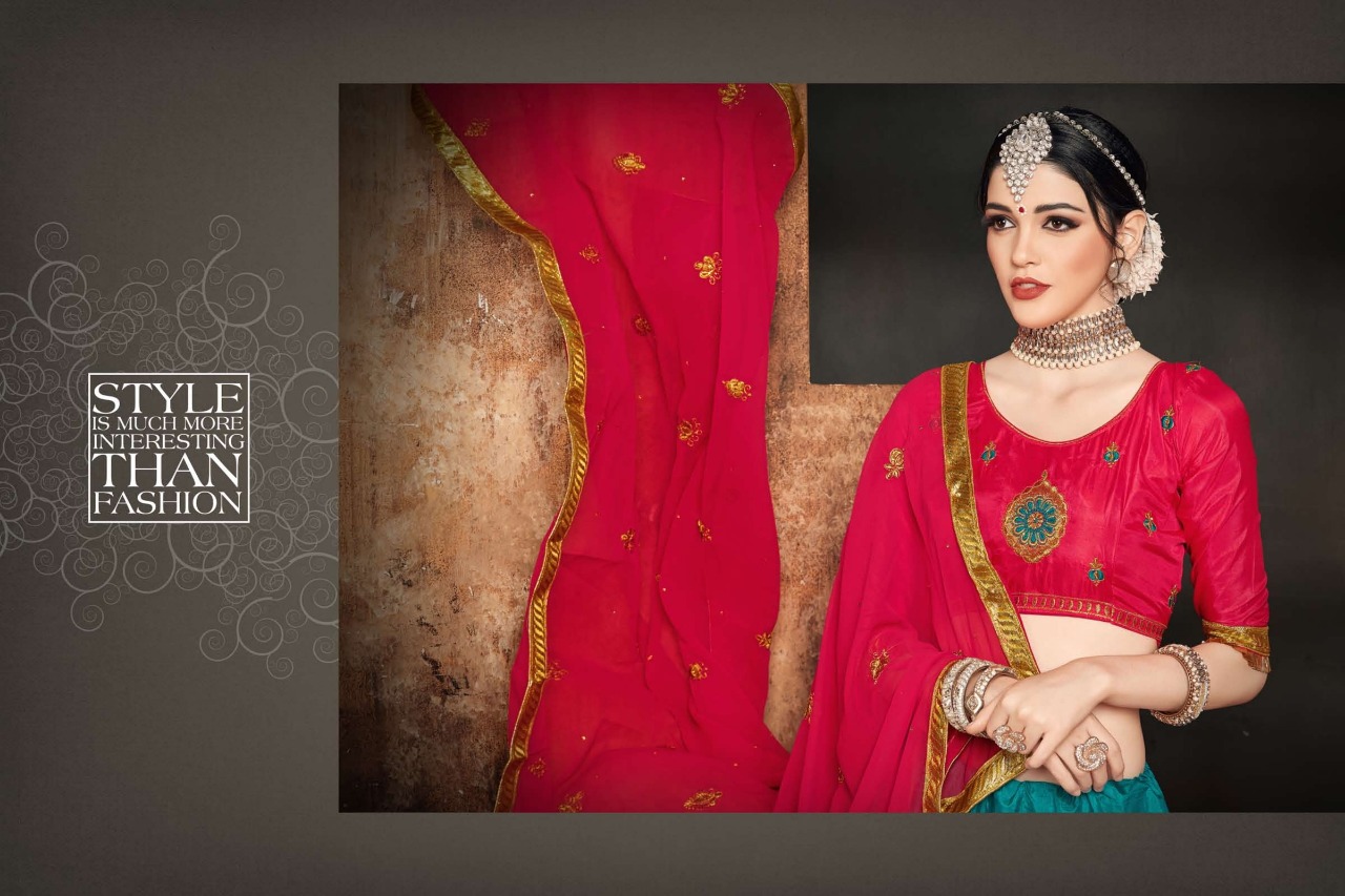 Sanskar Style Alisha Fancy Lehenga Wholesalers In Surat Textile Market