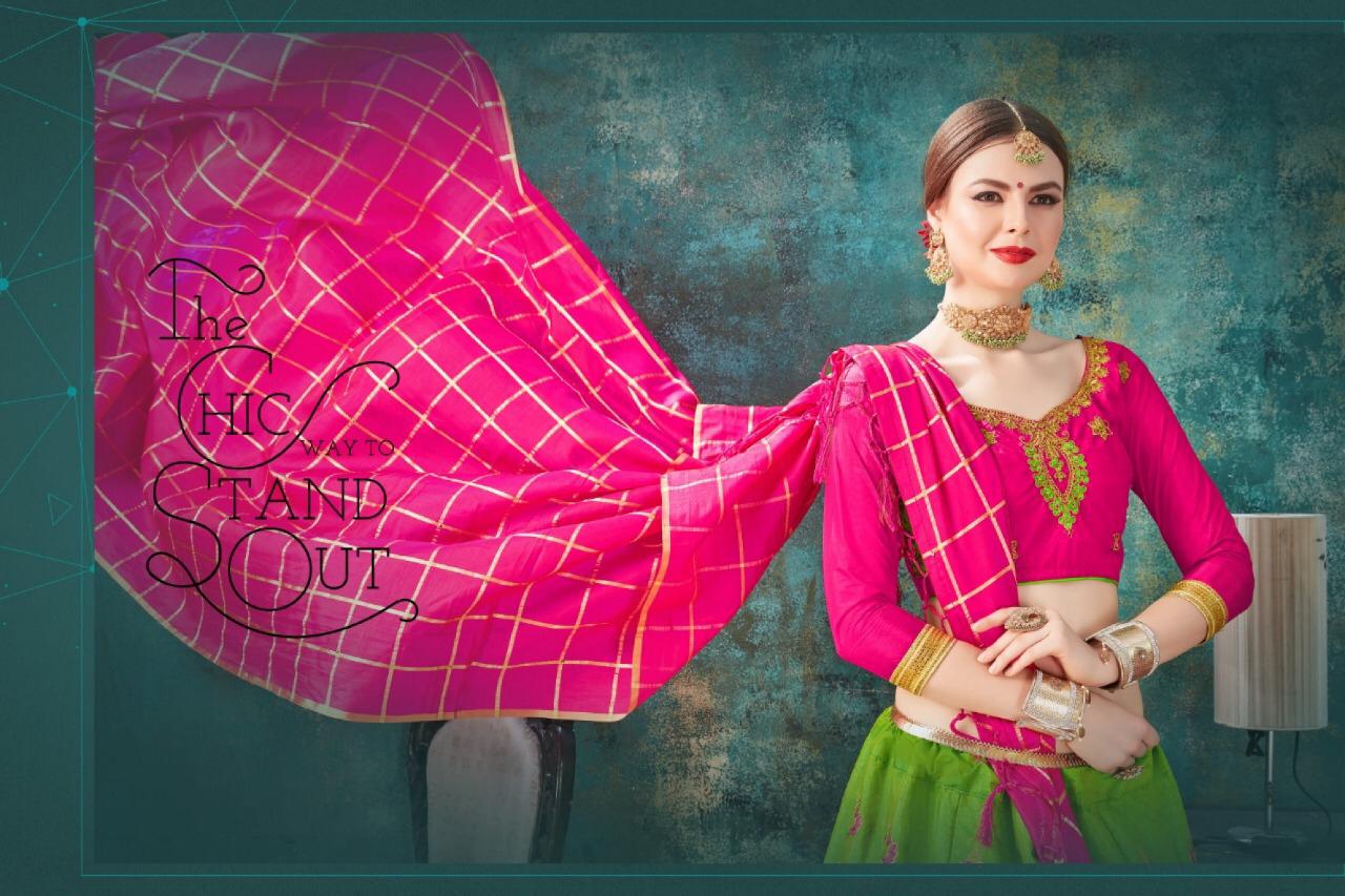 Sanskar Style Paradise Silk Lehenga Wholesalers Exporter In Surat Market