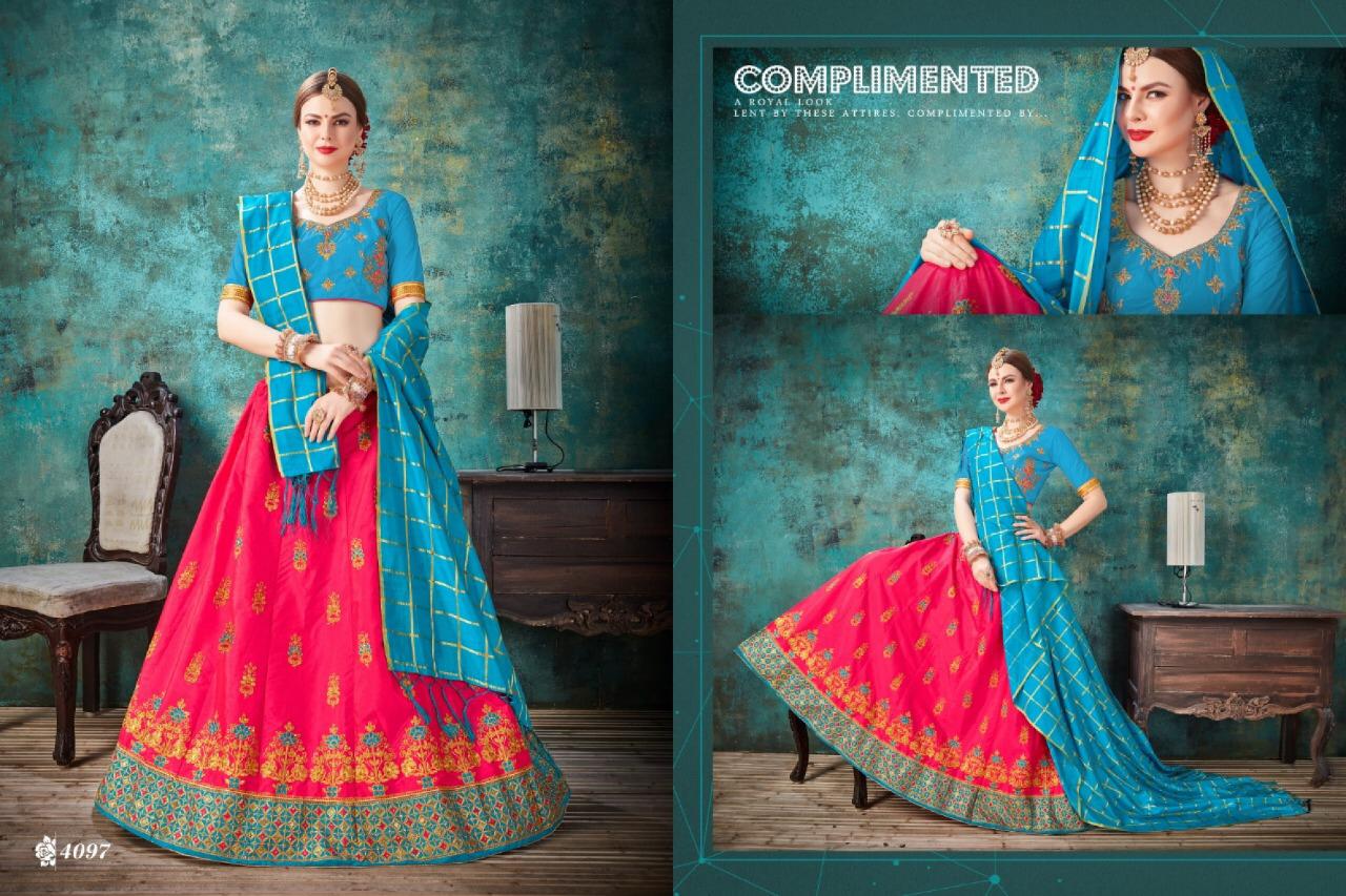 Sanskar Style Paradise Silk Lehenga Wholesalers Exporter In Surat Market