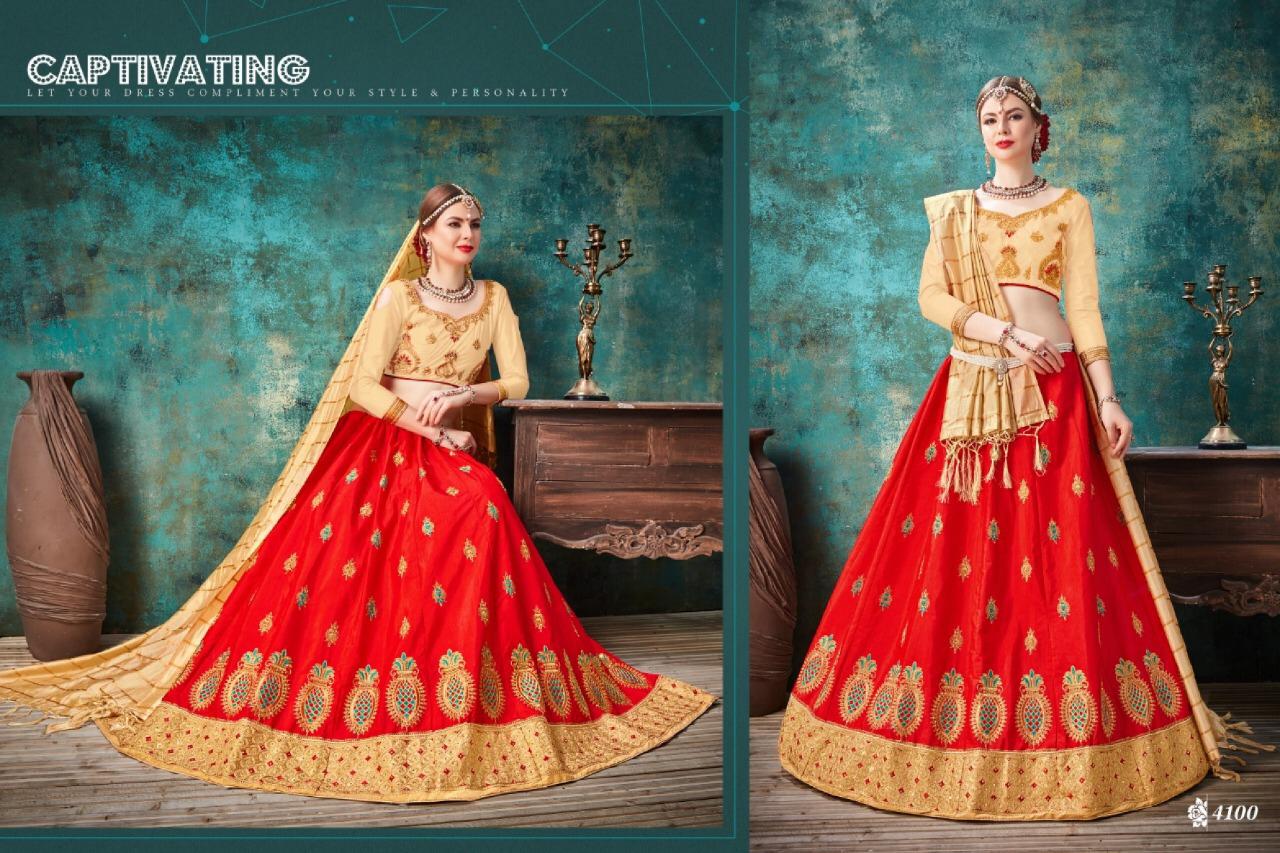 Sanskar Style Paradise Silk Lehenga Wholesalers Exporter In Surat Market