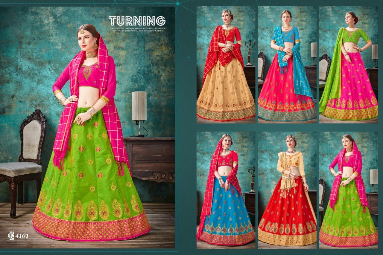 Sanskar Style Paradise Silk Lehenga Wholesalers Exporter In Surat Market