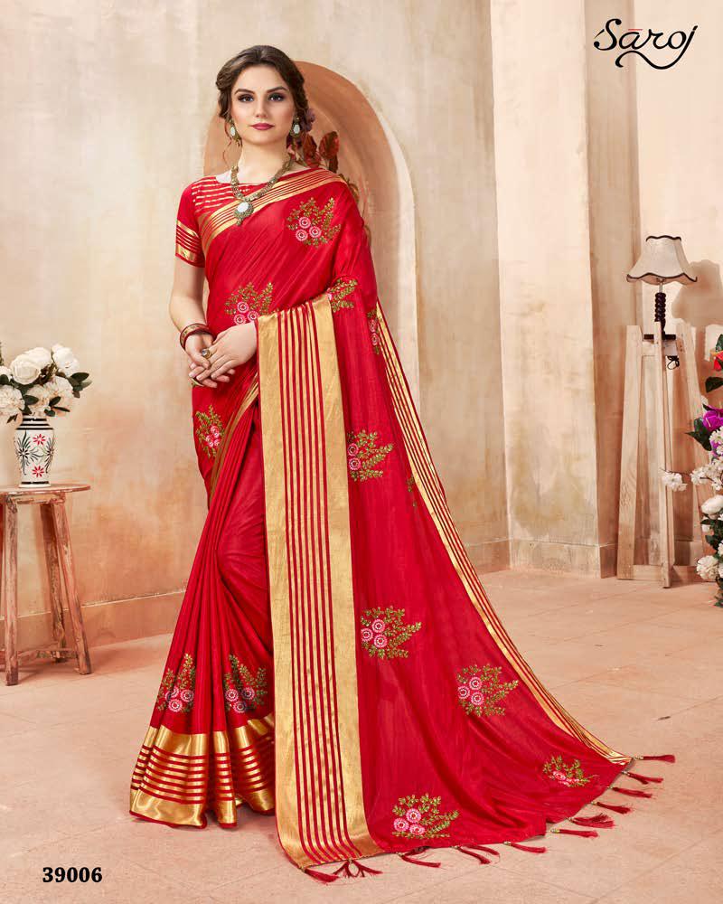 Saroj Kadambari Sana Silk Fancy Saree Online Shopping