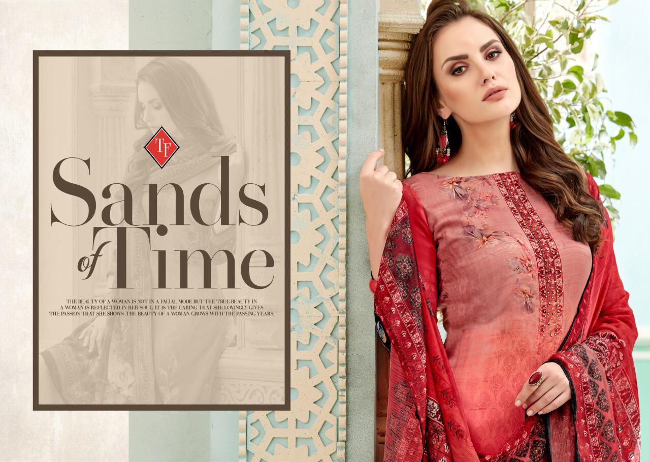 Tanishk Fashion Present Fusion Satin Georgette With Handwork Suit Catlog