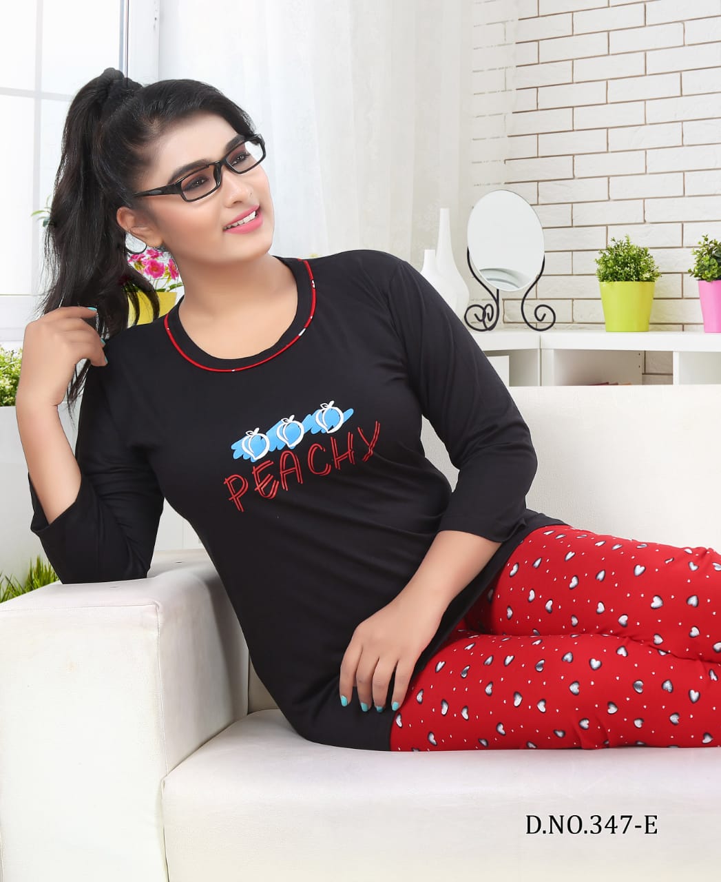 Trendy 347 Hosiery Coton Night Suit Collection In Surat Market