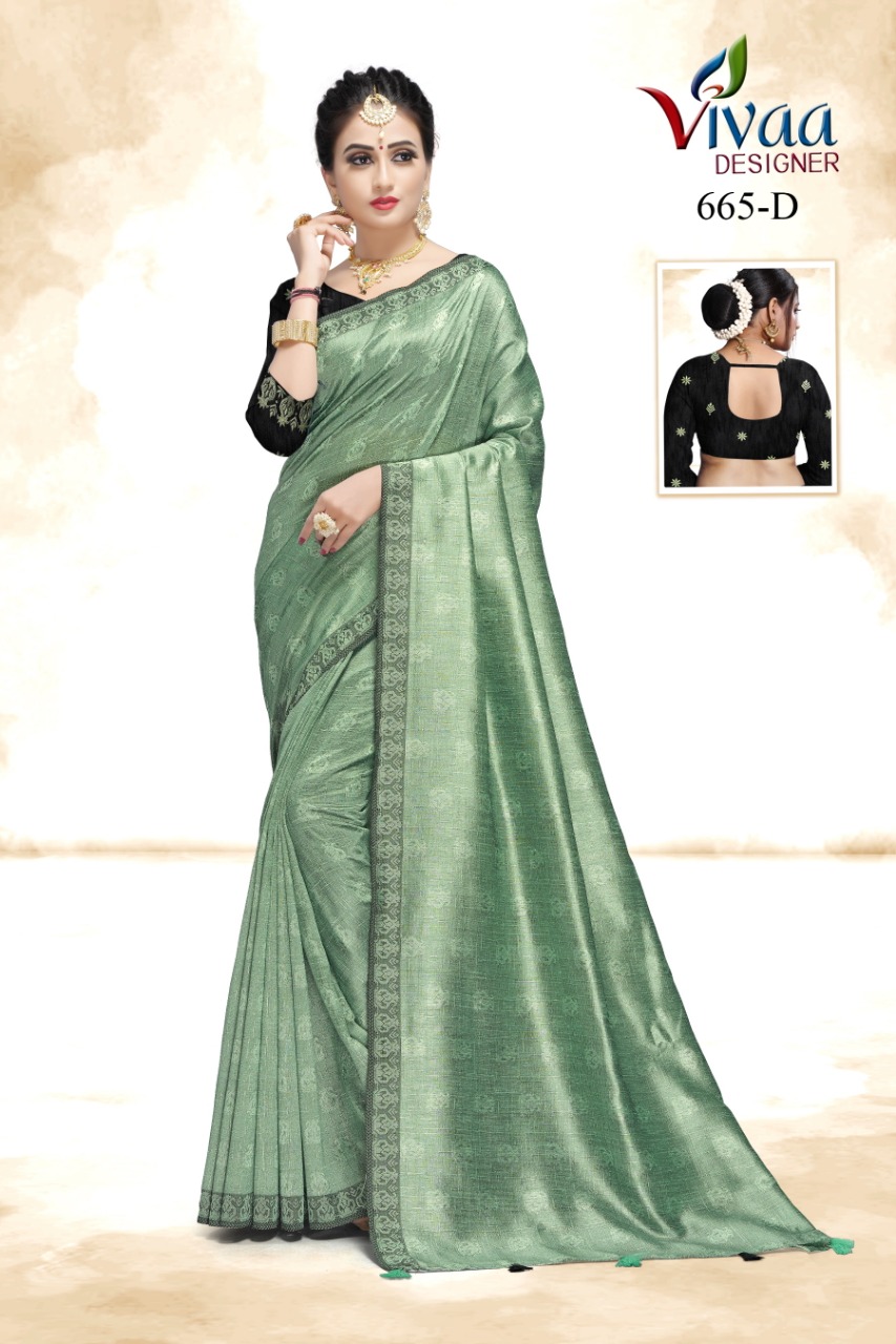 Vivaa Designer Black Apple Cotton Base Designer Saree Online Shopping In Surat