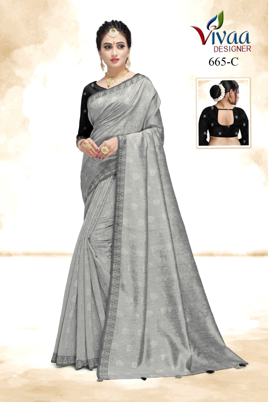 Vivaa Designer Black Apple Cotton Base Designer Saree Online Shopping In Surat