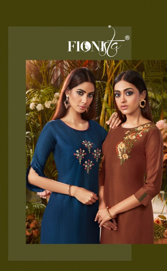 Fionista Look Book Poly Silk Top And Bottom Wholesale Rate In Surat Market