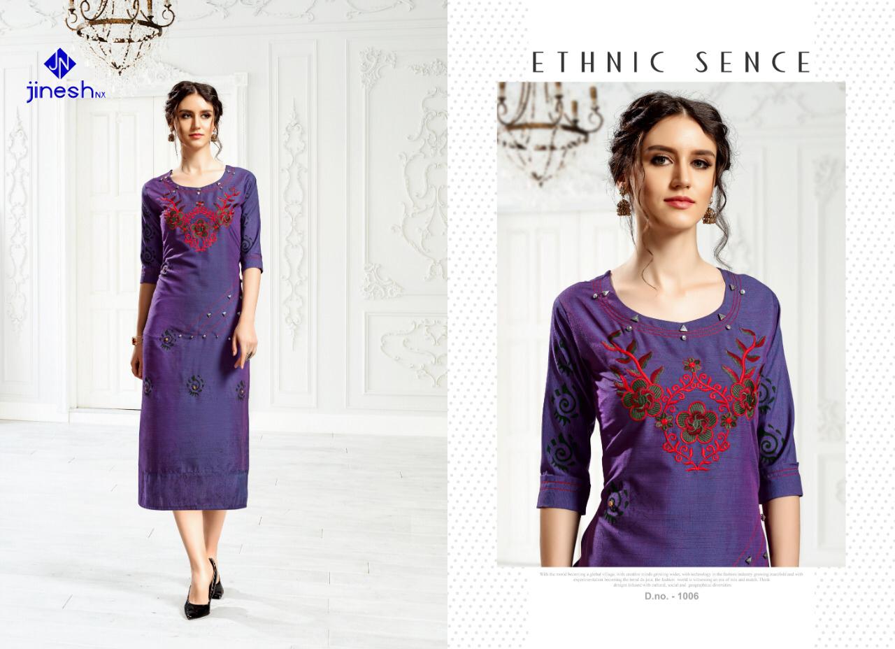 Jinesh Nx Aashiyana Rayon With Work Kurti Online Shopping In Surat Market