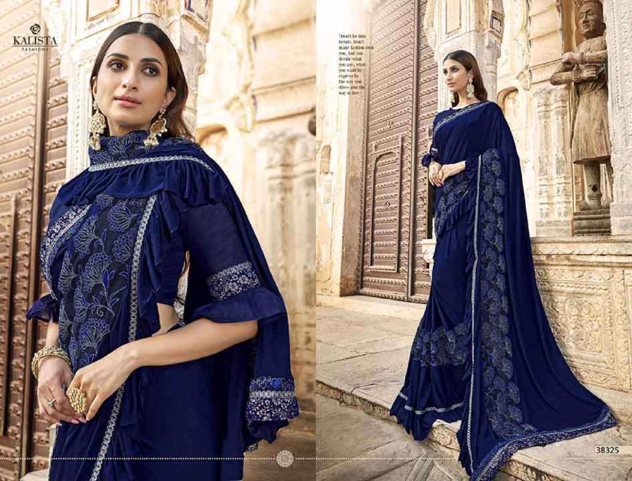 Kalista Present Siya Fantastic Stylish Saree Wholesale Price