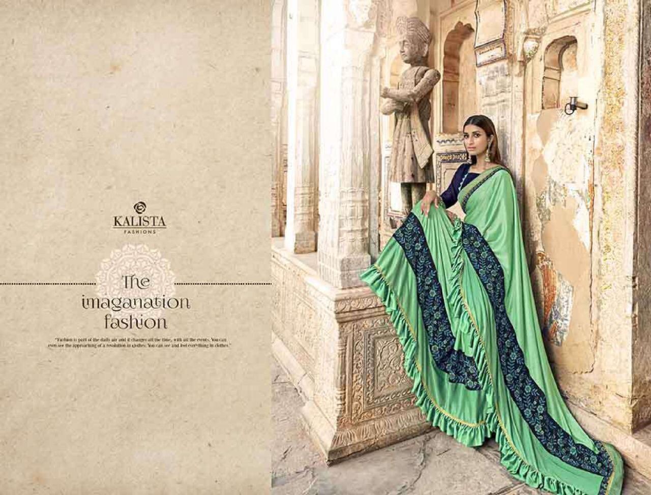 Kalista Present Siya Fantastic Stylish Saree Wholesale Price