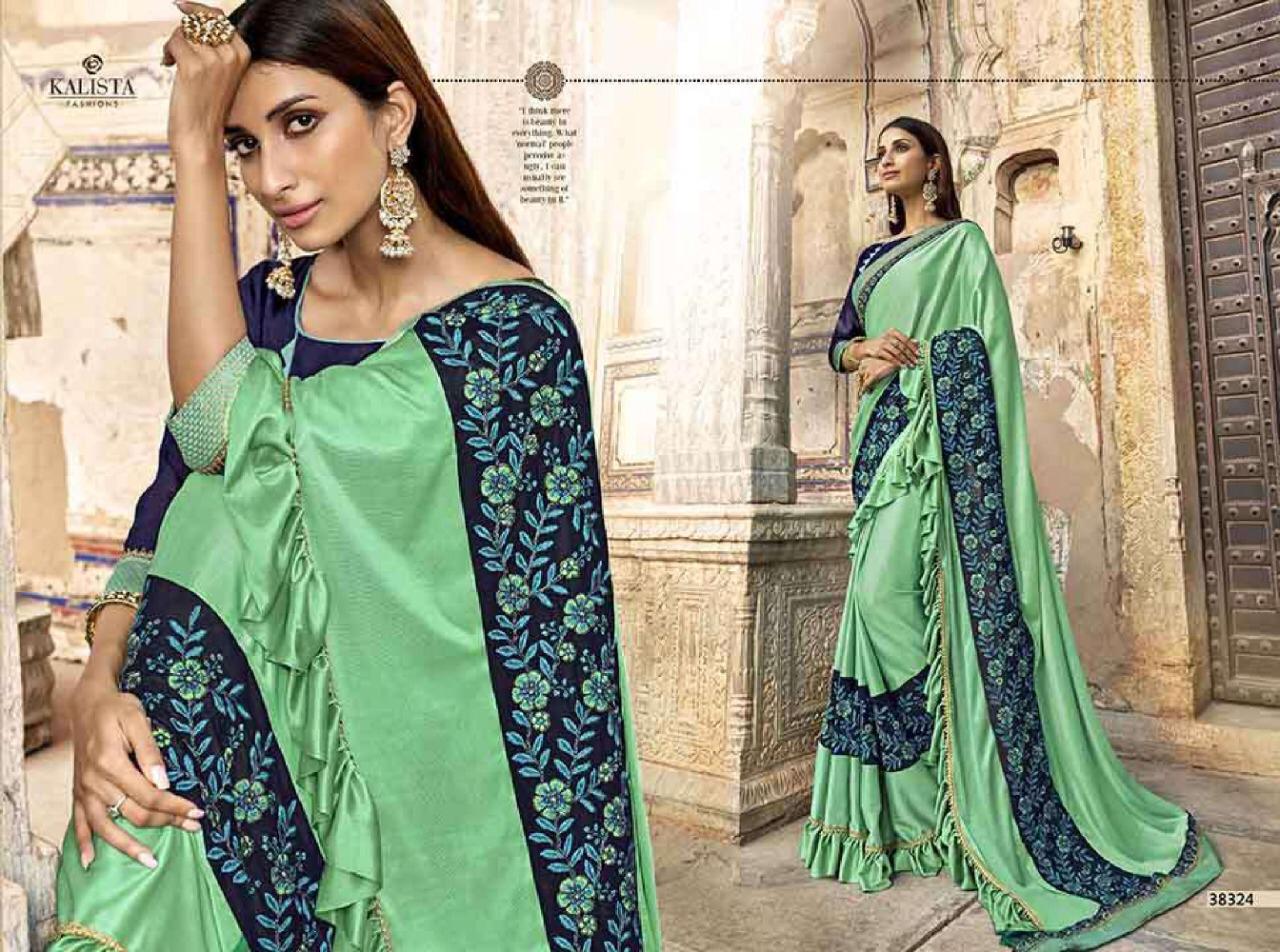 Kalista Present Siya Fantastic Stylish Saree Wholesale Price