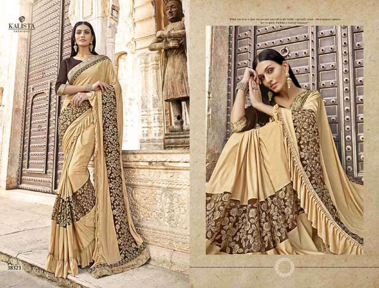 Kalista Present Siya Fantastic Stylish Saree Wholesale Price