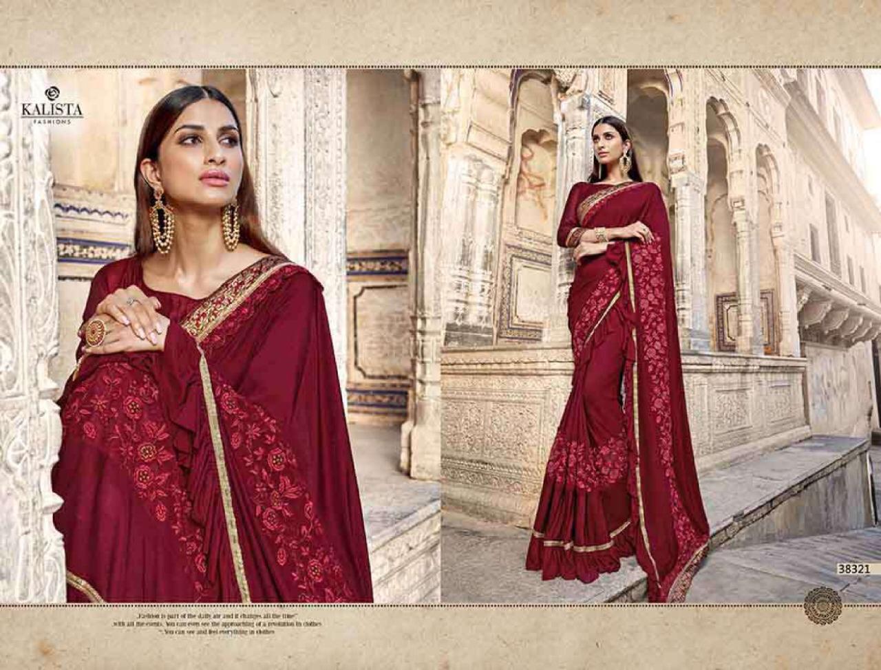 Kalista Present Siya Fantastic Stylish Saree Wholesale Price