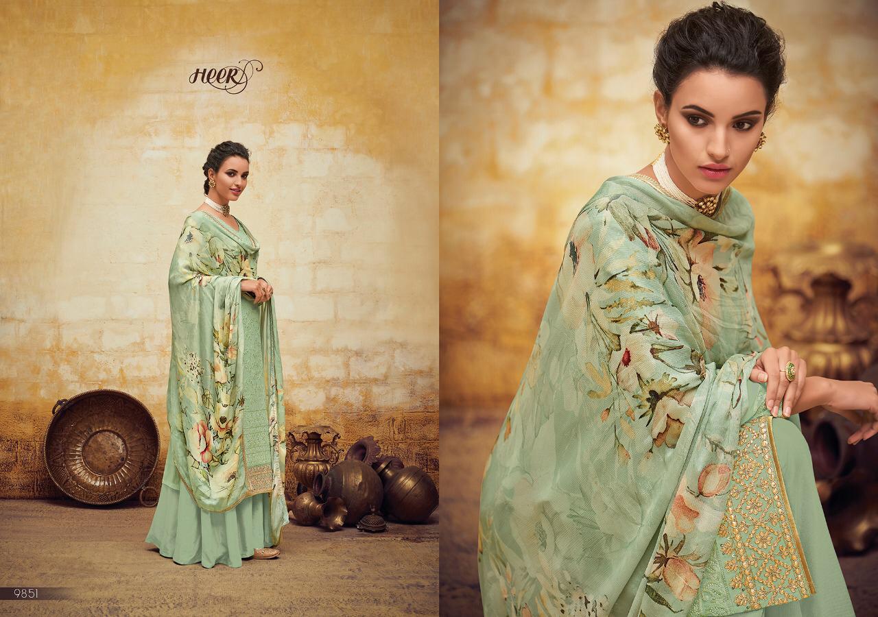 Kimora Present Meherma Heer Vol 56 Pure Georgette Designer Heavy Look Suit Trader