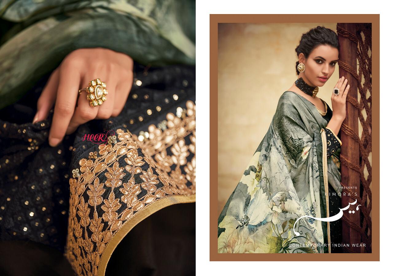 Kimora Present Meherma Heer Vol 56 Pure Georgette Designer Heavy Look Suit Trader