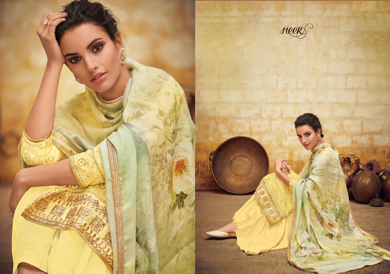 Kimora Present Meherma Heer Vol 56 Pure Georgette Designer Heavy Look Suit Trader
