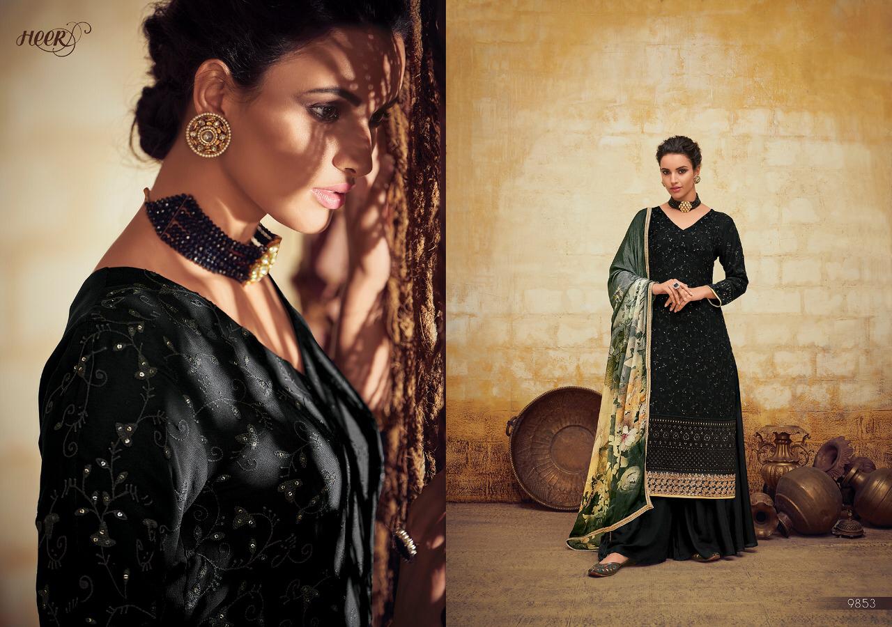 Kimora Present Meherma Heer Vol 56 Pure Georgette Designer Heavy Look Suit Trader