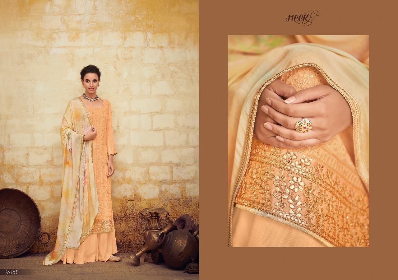 Kimora Present Meherma Heer Vol 56 Pure Georgette Designer Heavy Look Suit Trader