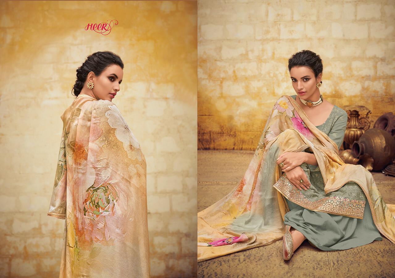 Kimora Present Meherma Heer Vol 56 Pure Georgette Designer Heavy Look Suit Trader
